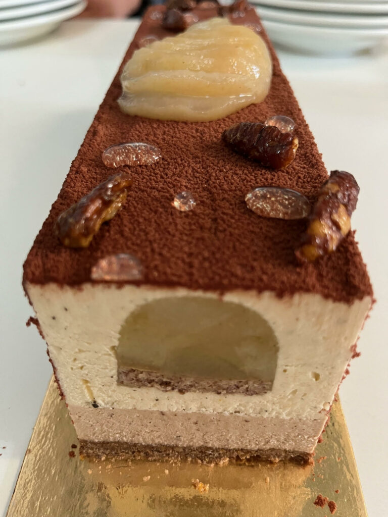 Bûche noix de pécan